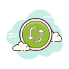 Refresh recycle, sync, synchronize, synchronization, spin, repeat, rotation, load, rewind, redo, recycling, reload, navigation, arrowhead, update, replay, reset, restart, arrowheads, connection sync, circular arrow, arrpw, arror, arroq, arriw, round arrow