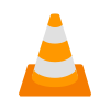 software, player, video, pylon, multimedia player, media player, vlc media player, videolan, traffic cone, road cone, vlc player, traffic cone player, vlc logo