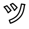 katakana tsu, alphabet, japanese katakana, ios